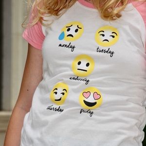 True Craft Weekday Emoji Tee